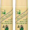 Alvera All Natural Roll-On Deodorant Aloe & Almonds - 3 Fl Oz, 4 pack