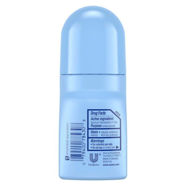 68932cb8e5754519220e5005833806e07b7ec1b1c711cc507f2e9.jpg Suave Roll-On Deodorant for Women, Powder Fresh Scent, 6-Pack – Antiperspirant Deodorant with 24H Sweat & Odor Protection, 2.7 Oz Ea