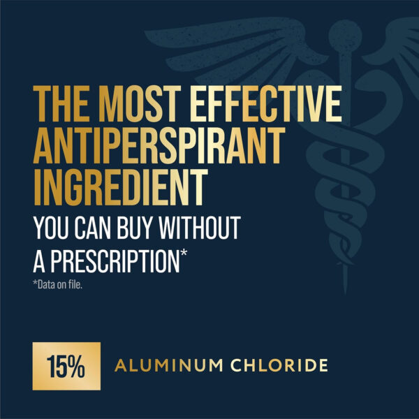 Certain Dri Prescription-Strength Clinical Antiperspirant Roll-On - 72-Hour Fragrance-Free Sweat Protection for Excessive Sweating & Hyperhidrosis - 15% Aluminum Chloride - Doctor-Recommended - 1.2oz