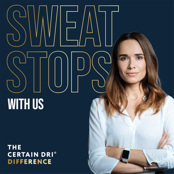 Certain Dri Prescription-Strength Clinical Antiperspirant Roll-On - 72-Hour Fragrance-Free Sweat Protection for Excessive Sweating & Hyperhidrosis - 15% Aluminum Chloride - Doctor-Recommended - 1.2oz