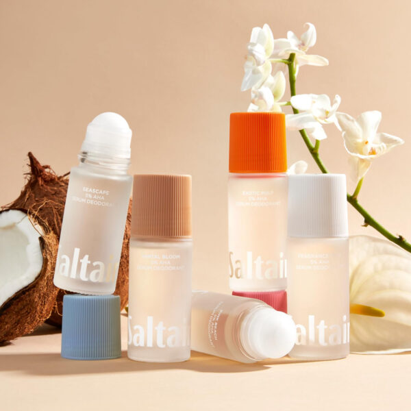Saltair Serum Deodorant Signature Scents 2 Pack. 5% AHA Formula. Lactic Acid and Mandelic Acid Deodorant. Aluminum Free Odor Control for Women and Men. Travel Essentials, 2x 1.7oz Roll On