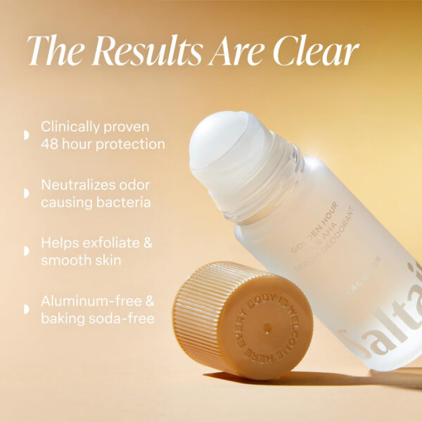 Saltair Serum Deodorant Signature Scents 2 Pack. 5% AHA Formula. Lactic Acid and Mandelic Acid Deodorant. Aluminum Free Odor Control for Women and Men. Travel Essentials, 2x 1.7oz Roll On