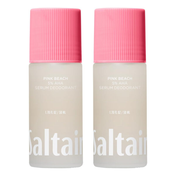 Saltair Serum Deodorant Signature Scents 2 Pack. 5% AHA Formula. Lactic Acid and Mandelic Acid Deodorant. Aluminum Free Odor Control for Women and Men. Travel Essentials, 2x 1.7oz Roll On