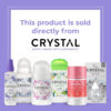 CRYSTAL Mineral Deodorant Roll-On Unscented Body Deodorant With 24-Hour Odor Protection, Aluminum Chloride & Paraben Free, 2.25 FL OZ (Packaging May Vary)