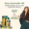 68932f5114a1367dfa0cfeb7d2dd176b2e902f270216e2914b210.jpg Ayurvedic Hair Oil With Bhringraj & 17 Rare Herbs With Coconut Oil and 4 Nourishing Oil For Hair Growth Help Control Hair Fall & Easy Hair Oil Applicator For Women and Men, 6.76 Fl Oz or 200 ml