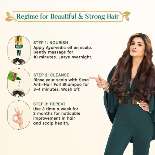 68932f5cacb11981374f1ddc5ef5b7eb302b86e3da2333811bb43.jpg Ayurvedic Hair Oil With Bhringraj & 17 Rare Herbs With Coconut Oil and 4 Nourishing Oil For Hair Growth Help Control Hair Fall & Easy Hair Oil Applicator For Women and Men, 6.76 Fl Oz or 200 ml