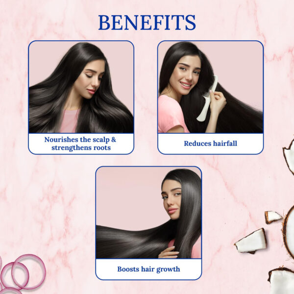 Parachute Advansed Onion Hair Oil with Natural Coconut Oil & Vitamin E, 6.7 Fl.oz. - For Longer, Stronger, Healthier Hair, Promotes Growth, Hair Fall Control, All Hair Types, Blue