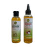 Bhringraj and Pure Onion Hair Oil Combo for Healthy, Thicker Hair Growth - 100% Natural, Ayurvedic Formula - 8oz.