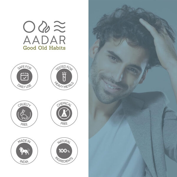 AADAR GOOD HERBS Hair Oil | Ayurvedic Hair Fall & Damage Control | Supports Healthy Hair | Red Onion, Bhringraj, Hibiscus, Virgin Coconut made with vedic pak vidhi | 100ml(Pack of 1)