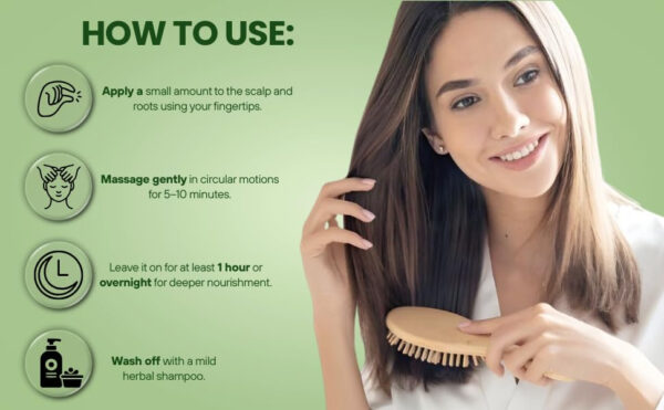 Bhringraj Hair Oil 6.76 fl oz –200ml | Ayurvedic Botanical Blend with Amla, Neem, Hibiscus & Brahmi | Cold-Pressed | Non-GMO | No Mineral Oil | Made in India