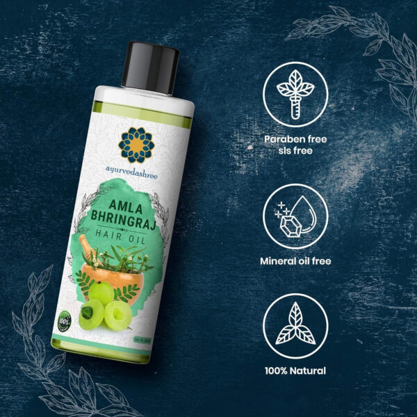689330082d3f319fb657124145f4c017662f6b05c716958f7f686.jpg Hair Oil 6.76 fl oz., with Bhringraj, Amla Extract, Kalonji, Seasme, Avacado, Walnut, Thyme, Jajoba , Grape Seed & Coconut Oil 200 ml
