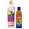Parachute Advansed Ayurvedic Coconut Hair Oil with Basil (Tulsi), Aloe vera, Flax seed, Gooseberry (Amla) |25 Ayurvedic Ingredients | Controls Hair Fall, Dandruff, Hair Thinning|6.4 Fl.oz