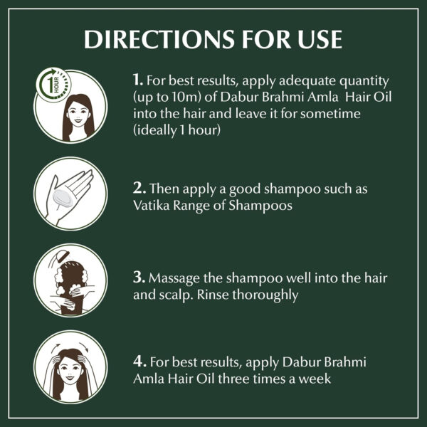 689330cb2451faa2aabca5eee4ffb914f07ba7a976bc9c06e638d.jpg Dabur Maha Bhringraj Herbal Ayurvedic Hair Oil – Infused with Bhringraj Oil for Scalp Nourishment, Soft and Manageable Strands – Oils for Hair and Scalp Massage – 200ML (6.76 fl oz)