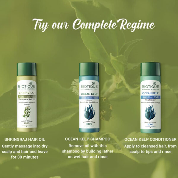 689330e88f0af55304f5b066b5005ea1e97aa4789b3d6d01d3d1e.jpg Biotique Bio Bhringraj Hair Oil For Falling Hair, 200 ml/6.76Fl.Oz.