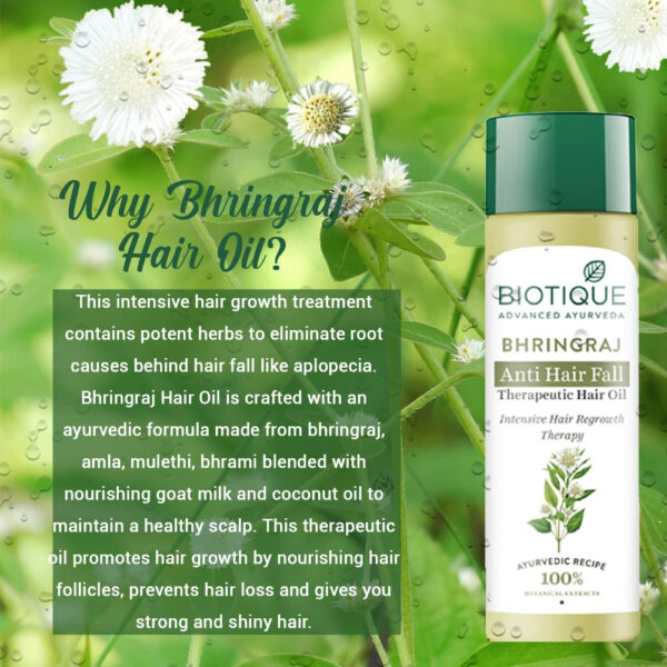 689330e9e870c946dc8eedcca194e74c29840361715a84bdae652.jpg Biotique Bio Bhringraj Hair Oil For Falling Hair, 200 ml/6.76Fl.Oz.