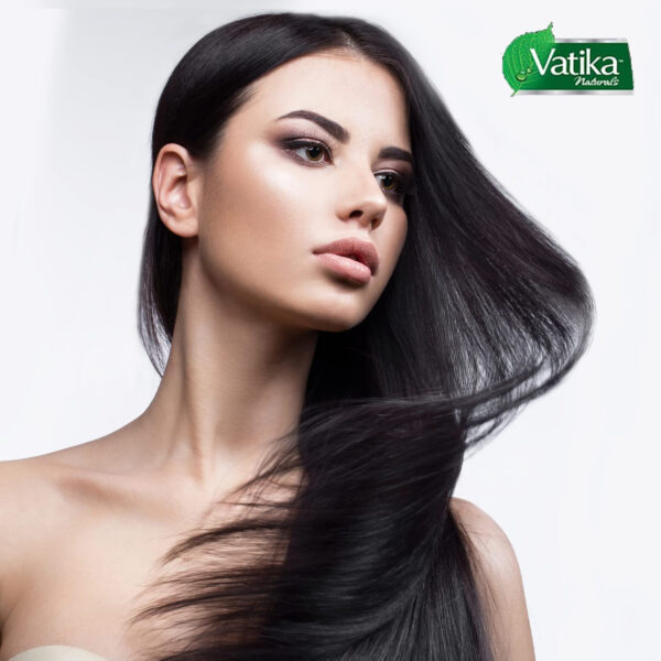 Dabur Vatika Naturals Enriched Hair Oil, Natural Moisturizing, Strengthening & Serum for Healthy Scalp, Nourishing Hair Oil for Soft, Manageable, Smooth & Silky From Root to Tip (Garlic)