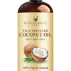 Handcraft Blends Fractionated Coconut Oil - 16 Fl Oz - 100% Pure and Natural - Premium Grade Carrier Oil for Skin, Hair and Body - Massage - Hair Tonic