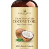 Handcraft Blends Fractionated Coconut Oil - 16 Fl Oz - 100% Pure and Natural - Premium Grade Carrier Oil for Skin, Hair and Body - Massage - Hair Tonic