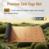 689332f65436b65211b23d0e3ee3c6c685f2d1a998008f5bf4389.jpg Premium Cork Yoga Mat 1/4 & 2/5 Inch Thick 72 x 26 in, Thick Cork and TPE Non Slip Yoga Mats for Women Men, Sweat Proof Eco-friendly, Great for Hot Yoga & Workouts