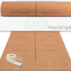 Natural Cork Yoga Mat Lightweight & Non-Slip Non-Toxic, Sustainable 5mm Thick With Strap and Alignment Lines Ideal for Hot Yoga & Fitness