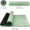 Yoga Mat Non Slip, Eco Friendly Fitness Exercise Mat with Carrying Strap,Pro Yoga Mats for Women,Workout Mats for Home, Pilates and Floor Exercises