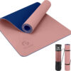 Yoga Mat Non Slip, Eco Friendly Fitness Exercise Mat with Carrying Strap,Pro Yoga Mats for Women,Workout Mats for Home, Pilates and Floor Exercises