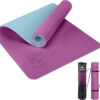 Yoga Mat Non Slip, Eco Friendly Fitness Exercise Mat with Carrying Strap,Pro Yoga Mats for Women,Workout Mats for Home, Pilates and Floor Exercises