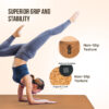 689333faf0419394b3c8e1d10fde622fea7f10d6f2fa4f4f912f5.jpg MHW - Live Well Thick Non-Slip Yoga Mats for Home Workout – Eco-Friendly Cork & TPE Yoga Mats | Extra Wide, Long, Foldable, Odorless Exercise Mats with Strap & Bag – Travel-Friendly & Portable