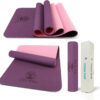 6893340100307726d8ea1c63039627df756bca5a502acc2c84c8c.jpg MHW - Live Well Thick Non-Slip Yoga Mats for Home Workout – Eco-Friendly Cork & TPE Yoga Mats | Extra Wide, Long, Foldable, Odorless Exercise Mats with Strap & Bag – Travel-Friendly & Portable