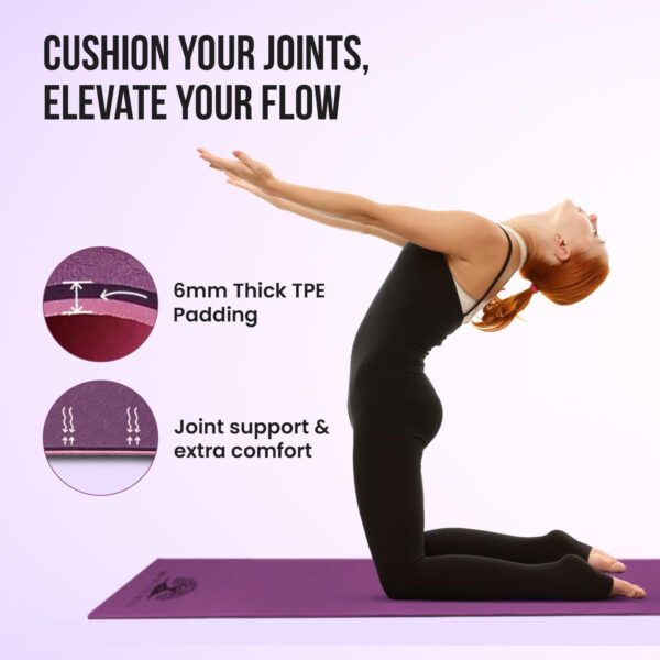 6893340525e8384c4f303a914c2f938f7dd91f6e7236047a3f694.jpg MHW - Live Well Thick Non-Slip Yoga Mats for Home Workout – Eco-Friendly Cork & TPE Yoga Mats | Extra Wide, Long, Foldable, Odorless Exercise Mats with Strap & Bag – Travel-Friendly & Portable