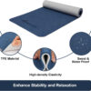 689334b2d958c605eed93ec712cdd40cadc96da475dacfdfccd98.jpg StrongTek TPE Yoga Mat, 72" x 24" x 1/3", Non-Slip, Lightweight, Portable Exercise Mat with Carry Strap, Ideal for Yoga, Pilates, and Fitness, Comfortable for Workouts at Home, Gym, or Travel