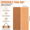 UMINEUX Extra Thick Yoga Mat, 2/5 Inch (10MM), Natural Rubber and TPE Non Slip Yoga Mats with Strap for Women Men, Eco Friendly Exercise Mat for Yoga, Pilates and Home Workout