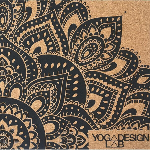 YOGA DESIGN LAB | The Cork Yoga Mat | Eco Luxury | Ideal for Hot Yoga, Power, Bikram, Ashtanga, Sweaty Workouts | Studio Quality | Includes Carrying Strap!