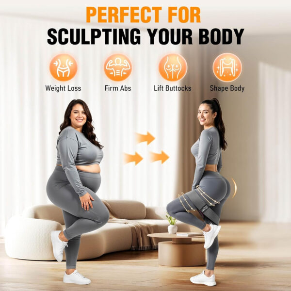 Fabric Resistance Bands for Working Out - Exercise Bands for Women and Men, Booty Bands for Legs and Glute, Yoga, Pilates, Rehab, Fitness and Home Workout