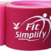 Fit Simplify Resistance Loop Exercise Bands with Instruction Guide and Carry Bag, Set of 5