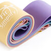 Fit Simplify Resistance Loop Exercise Bands with Instruction Guide and Carry Bag, Set of 5