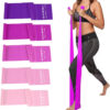 5 Pcs Professional Resistance Bands. Latex-Free, Elastic Band, Work Out Bands, Stretch Bands for Working Out Women or Men, Exercise Bands Set for Physical Therapy, Yoga, Pilates