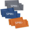 68933e2322ba5d58bf99be56a3d940f7939bf03442ce7037d78e7.jpg SPRI Flat Bands 3-Pack - Resistance Band Kit Set with 3 Levels of Resistance - Exercise Bands for Strength Training, Flexibility, & Body Workout - Versatile Fitness Tool - Light, Medium, and Heavy