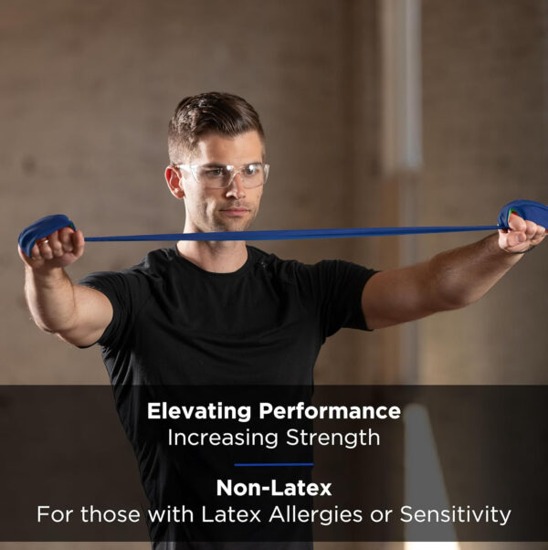 68933e69882403aea5c736fa0c91735f99db1b5bb9e989397afb4.jpg THERABAND Resistance Bands Set, Professional Elastic Band For Upper & Lower Body Exercise, Strength Training without Weights, Physical Therapy, Pilates, Rehab, Yellow & Red & Green, Beginner