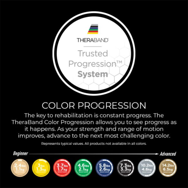 68933e704229c070da6ff631054da102dd942ec91d0f7c5ef323b.jpg THERABAND Resistance Bands Set, Professional Elastic Band For Upper & Lower Body Exercise, Strength Training without Weights, Physical Therapy, Pilates, Rehab, Yellow & Red & Green, Beginner