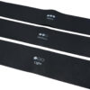 68933e91727d557c229b6a17b6256a38605ccabb287eb94a4155e.jpg Black Mini Band Kit, Set of 3, Light, Medium, Heavy Lower Resistance Bands for Legs and Shoulder Exercises,Warmups, Mobility 12" x 2" Bands, Carrying Bag Included.