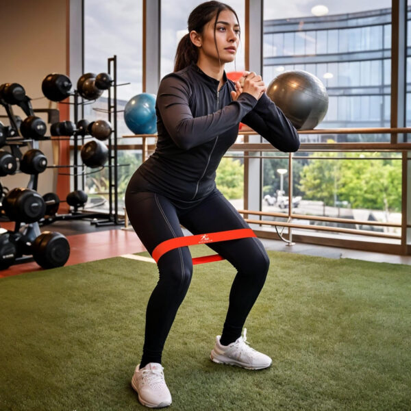 Athletix 10-Piece Resistance Bands Set | Heavy to Light Levels for Strength, Glutes, Legs, Pilates, Yoga, Stretching | Resistance Bands for Working Out | Color-Coded Exercise Bands with Carry Bag