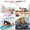 Renoj Resistance Bands, Yoga Starter Sets for Women and Men, 3 Set of Stretch Exercise Workout Bands for Booty Legs, Elastic Pilates Flexbands