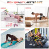 Renoj Resistance Bands, Yoga Starter Sets for Women and Men, 3 Set of Stretch Exercise Workout Bands for Booty Legs, Elastic Pilates Flexbands
