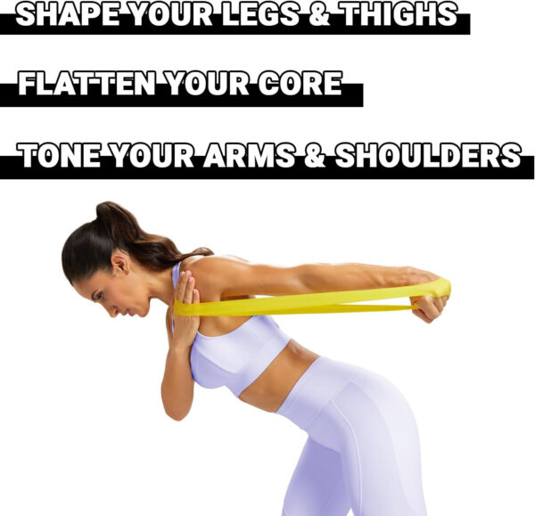 68933f630128f006a8f1c12d9e1cc5585bea0b0c3e8353f326b8a.jpg Beachbody Resistance Bands for Booty and Thigh Workouts, Unisex Strength Workout Exercise Loops for Women & Men, Light, Medium & Heavy Resistance Levels, 12 Inch, 3 Pack