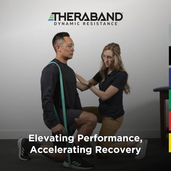 68933f826db1268a8bea663ff82b5dd66fe13797ead65ec039750.jpg THERABAND High Resistance Bands, Set of 2 Elastic Super Bands for Improving Flexibility, Injury Rehab, & Full Body Workouts, Heavy Duty Stretch Bands for Lifting, 1 Light & 1 Medium Band
