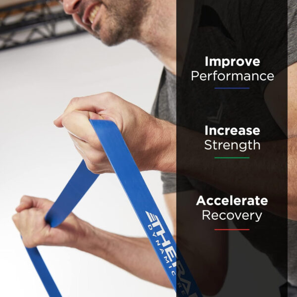 68933f8aed404377e2388b60d4e6bed51256e74763e42a16e8c01.jpg THERABAND High Resistance Bands, Set of 2 Elastic Super Bands for Improving Flexibility, Injury Rehab, & Full Body Workouts, Heavy Duty Stretch Bands for Lifting, 1 Light & 1 Medium Band