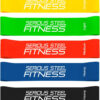 Serious Steel Fitness Mini Resistance Loop Bands | Rehab and Prehab Stretch Bands | 12" Exercise Workout Bands (Sets of 5 Pack and Sets of 10 Pack Trainer Options Available!)