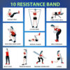 6893401e04fff25721790fb0c99fae6fc1ad1ca144a040b7456e9.jpg LEEKEY Resistance Bands Set for Pull-Up Assistance & Full-Body Training, Multi-Level Exercise Bands with Bag for Home Workouts, Physical Therapy, Strength Training (Men/Women)