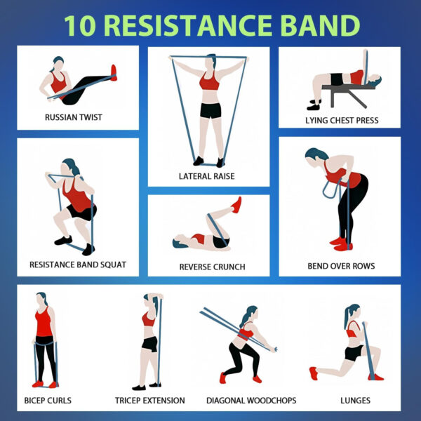 6893401e04fff25721790fb0c99fae6fc1ad1ca144a040b7456e9.jpg LEEKEY Resistance Bands Set for Pull-Up Assistance & Full-Body Training, Multi-Level Exercise Bands with Bag for Home Workouts, Physical Therapy, Strength Training (Men/Women)